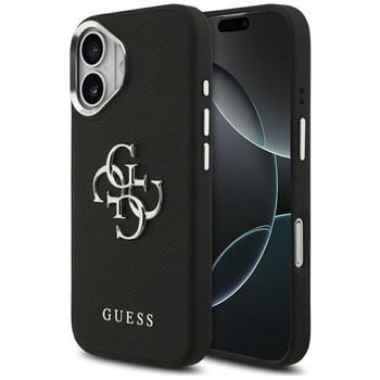 Guess Grained Big 4G Classic Logo - Case iPhone 17 (black)