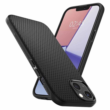 Spigen Liquid Air - Hülle für iPhone 13 (Schwarz)