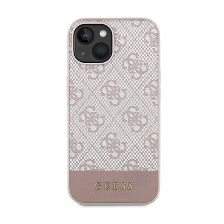 Guess 4G Bottom Stripe Collection - iPhone 15 Case (pink)