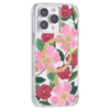 Rifle Paper Clear MagSafe - iPhone 14 Pro Max Case Decorated with Gold (Rose Garden)