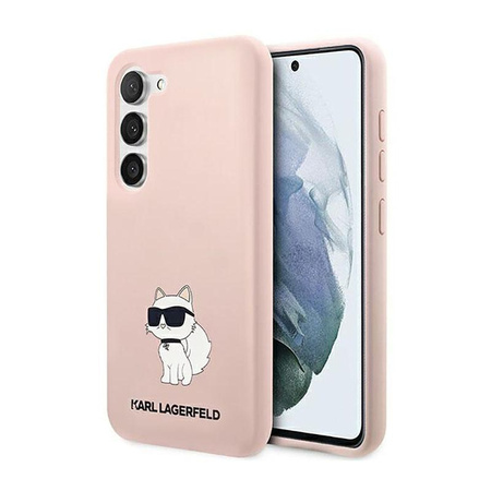 Karl Lagerfeld szilikon NFT Choupette - Samsung Galaxy S23 tok (rózsaszín)