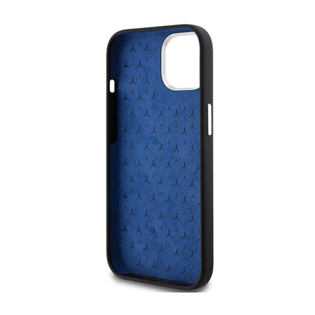 Mercedes Silicone Bicolor MagSafe - iPhone 15 Tasche (schwarz)
