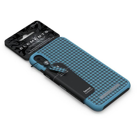 Nordic Elements Saeson Idun - Anyag tok iPhone Xs / X (Petrol)