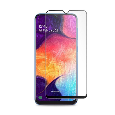 Crong 7D Nano Flexible Glass - 9H teljes képernyő hibrid üveg a Samsung Galaxy A30 / A50 / A50s készülékhez