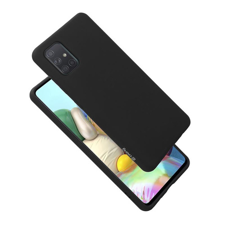 Crong Color Cover - Etui Samsung Galaxy A71 (czarny)
