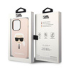 Karl Lagerfeld Silicone Ikonik Karl`s Head - Etui iPhone 14 Pro Max (różowy)
