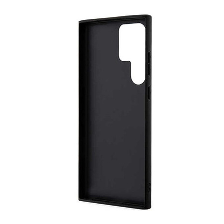 Karl Lagerfeld NFT Saffiano Karl & Choupette - Étui Samsung Galaxy S23 Ultra (noir)
