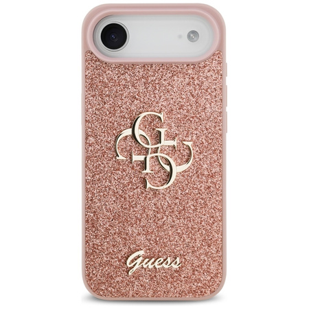 Guess Fixed Glitter Big 4G - Hülle iPhone Air (rosa)