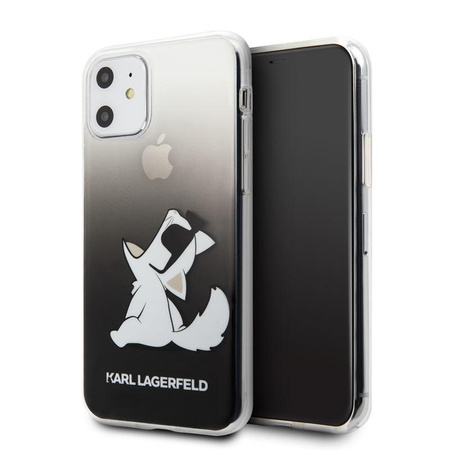 Karl Lagerfeld Choupette Fun napszemüveg - iPhone 11 tok (fekete)