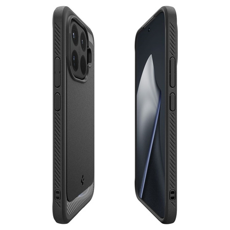 Spigen Rugged Armor - tok Xiaomi 15T Pro-hoz (matt fekete)