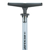 Dunlop - Floor pump for bikes, balls, mattresses with pressure gauge (Blue)