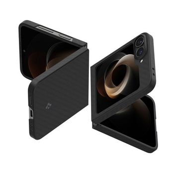 Spigen Airskin - pouzdro pro Samsung Galaxy Z Flip 6 / 7 FE (Aramidová černá)