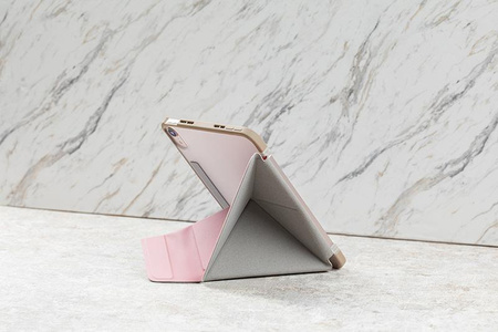 Moshi VersaCover - iPad mini 6 (2021) origami case with Apple Pencil charging (Sakura Pink)