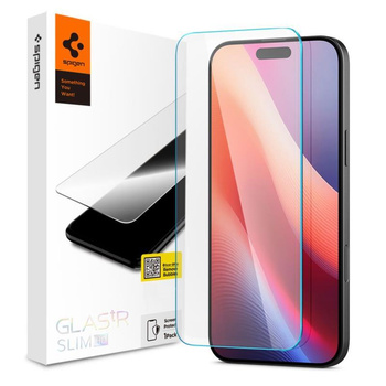 Spigen Glas.TR Slim - Tvrzené sklo pro iPhone 16 / iPhone 15