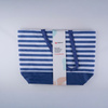 Alpina - Striped Beach Bag 49.3x16x34 cm (Navy / White)