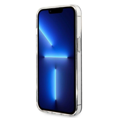 Guess Bundle Pack MagSafe 4G - sada pouzdra pro iPhone 13 Pro + nabíječka MagSafe (černá/zlatá)