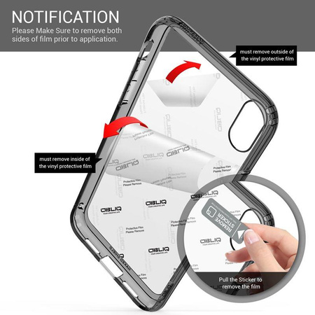 Obliq Naked Shield - Coque pour iPhone Xs / X (Noir)