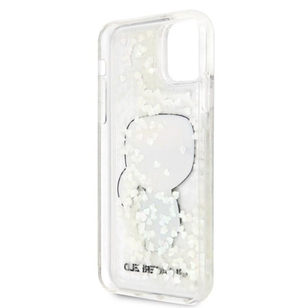 Karl Lagerfeld Glitter Glowdark Iconic - iPhone 11 Pro Max Tasche