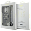 Guess IML Glitter With Pearl Strap MagSafe Case - iPhone 16 Pro Max Case (noir)