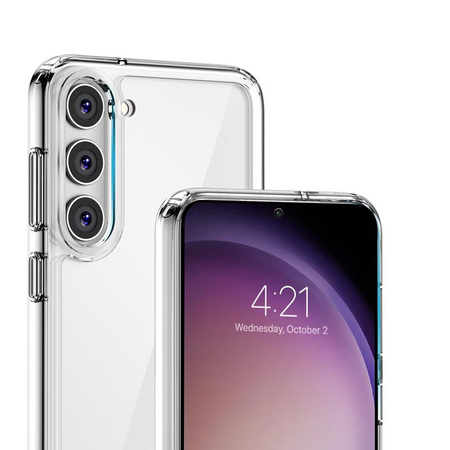 Crong Crystal Shield Cover - Schutzhülle für Samsung Galaxy S23+ (Klar)