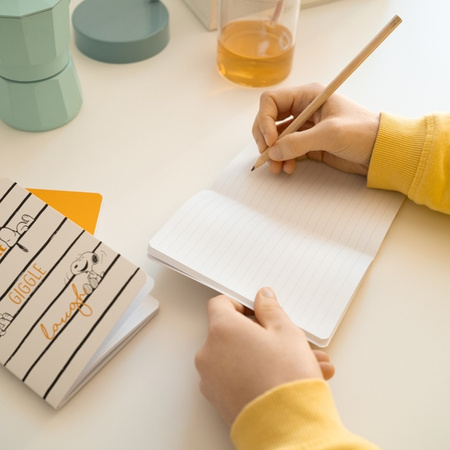 Snoopy - A6-os jegyzetfüzetkészlet a Lazy Days kollekcióból (3 darabos)