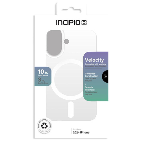 Incipio Velocity MagSafe - Pouzdro iPhone 16 (Clear)