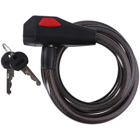 Dunlop - anti-theft bicycle key lock 150 cm (black)