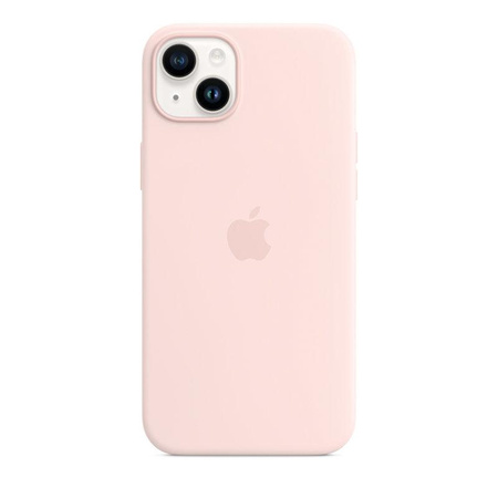 Silikonové pouzdro Apple - Silikonové pouzdro s MagSafe pro iPhone 14 Plus (křídově růžové)