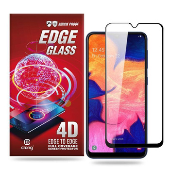 Crong Edge Glass 4D Full Glue - gehärtetes Glas für den gesamten Bildschirm des Samsung Galaxy A10