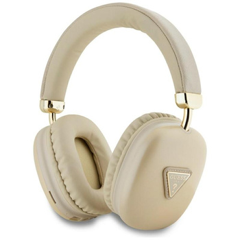 Guess Metallic Triangle Logo - Bluetooth Wireless In-Ear Headphones V5.3 (Gold)