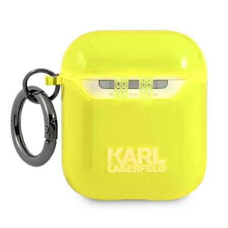Karl Lagerfeld Choupette Head - Airpods-Hülle (fluo gelb)