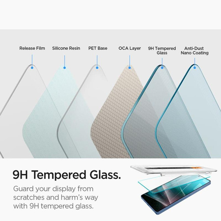 Spigen Glas.TR EZ Fit 2-Pack - Tempered Glass for Samsung Galaxy S25 Ultra (2 pieces)