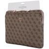 Guess 4G Zipper Pocket Triangle Logo Sleeve - 14" Notebook Case (brown)