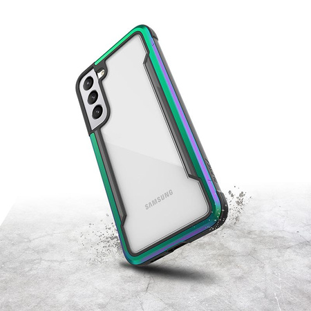 X-Doria Raptic Shield Pro - Samsung Galaxy S22+ 5G tok (antimikrobiális védelem) (Irizáló)