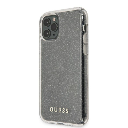 Třpytivé pouzdro Guess - iPhone 11 Pro Max (stříbrné)