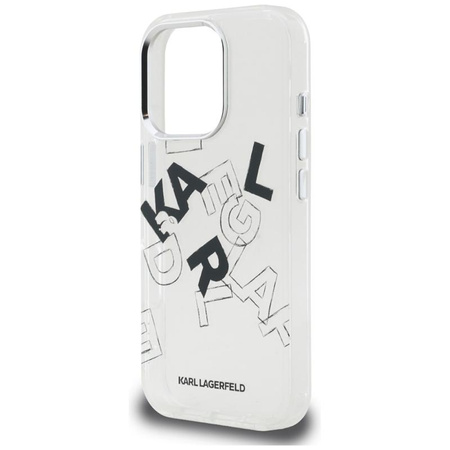 Karl Lagerfeld IML Sketched Graphic - Case for iPhone 16 Pro (transparent)