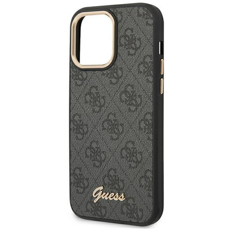 Guess 4G Metal Camera Outline Case - iPhone 14 Pro Case (Black)