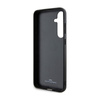 BMW Signature Leder Kreuzungslinien-Muster - Samsung Galaxy S24 Tasche (schwarz)
