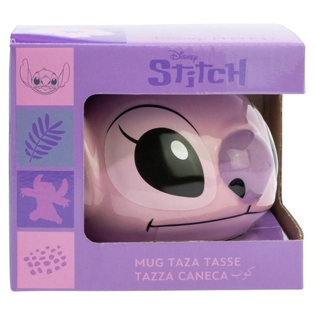 Disney Stitch - Kubek ceramiczny 3D w pudełku prezentowym z kolekcji Angel 375 ml
