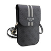 Guess 4G Stripes - Crossbody telefontáska (fekete)