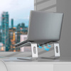 Crong AluBench – Supporto per laptop in alluminio (argento)