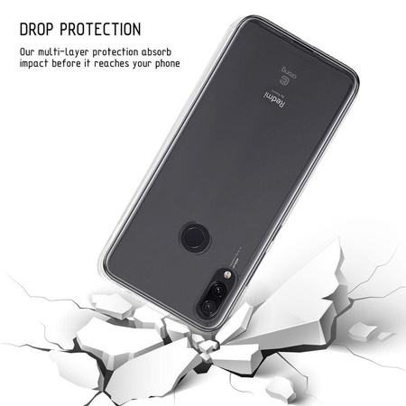 Crong Crystal Slim Cover - Etui Xiaomi Redmi Note 7 (Transparent)