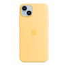 Apple Silicone Case - Silikonowe etui z MagSafe do iPhone 14 Plus (bladożółty)