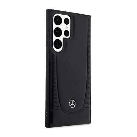 Mercedes Leather Urban Line - Samsung Galaxy S23 Ultra Case (black)