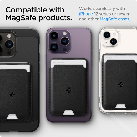 Spigen Valentinus Pro MagSafe – Magnetische Brieftasche (Black)