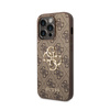 Guess 4G Big Metal Logo - Coque iPhone 15 Pro Max (marron)