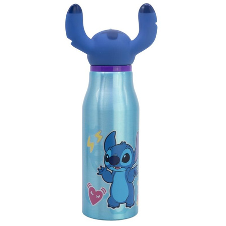 Disney Stitch - Bouteille en aluminium avec bouchon 3D 690 ml