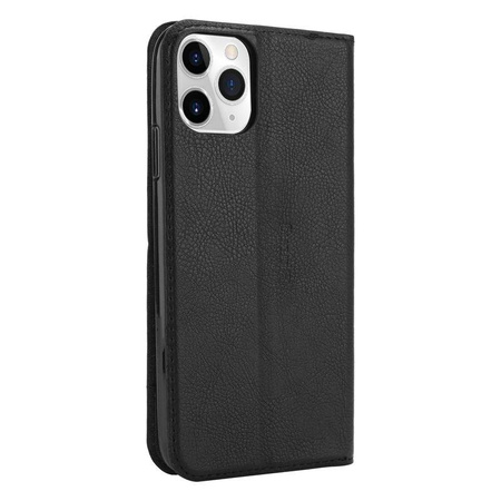 Crong Folio Case - Coque pour iPhone 11 Pro avec rabat magnétique (noir)