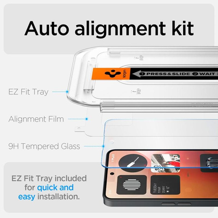Spigen GLAS.TR EZ FIT - Tvrzené sklo pro Nothing Phone 3a / 3a Pro