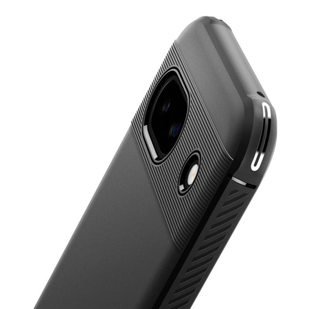 Spigen Rugged Armor - Gehäuse für Google Pixel 8A (Schwarz)